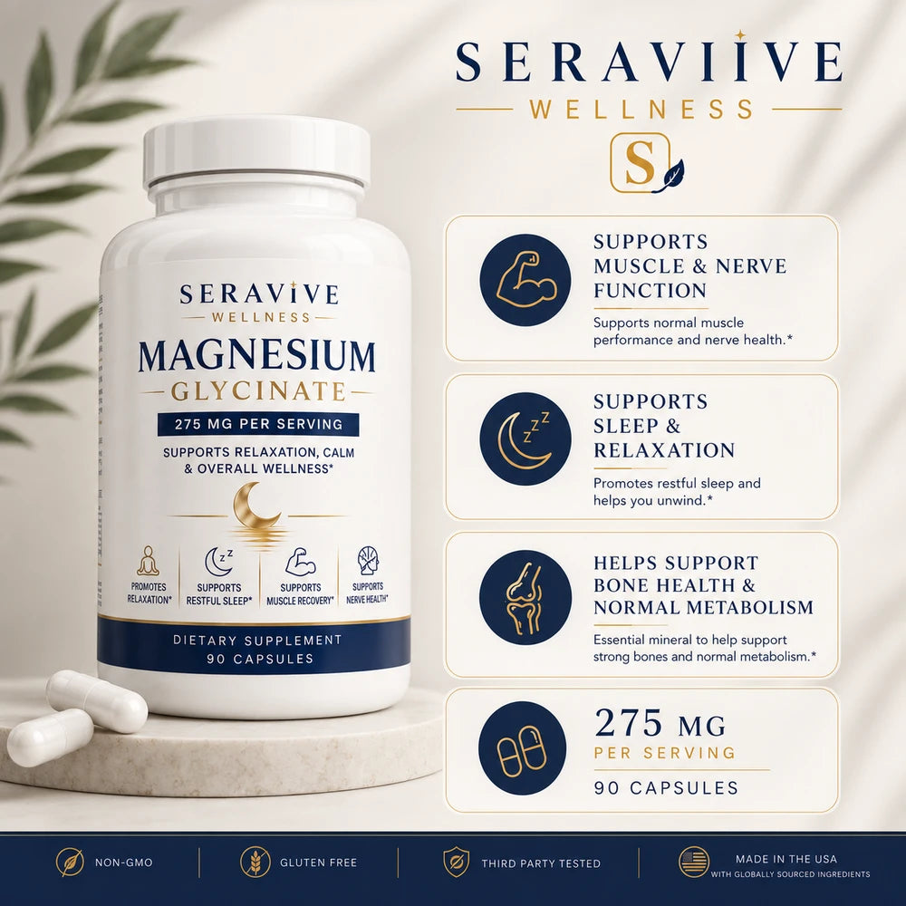 Seravive Wellness Magnesium Glycinate bottle