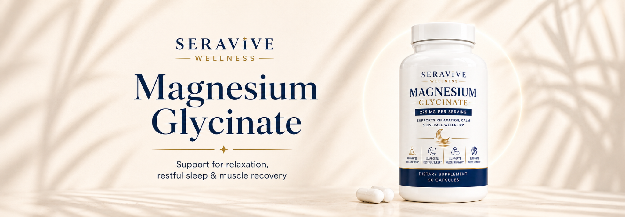 Seravive Wellness Magnesium Glycinate banner